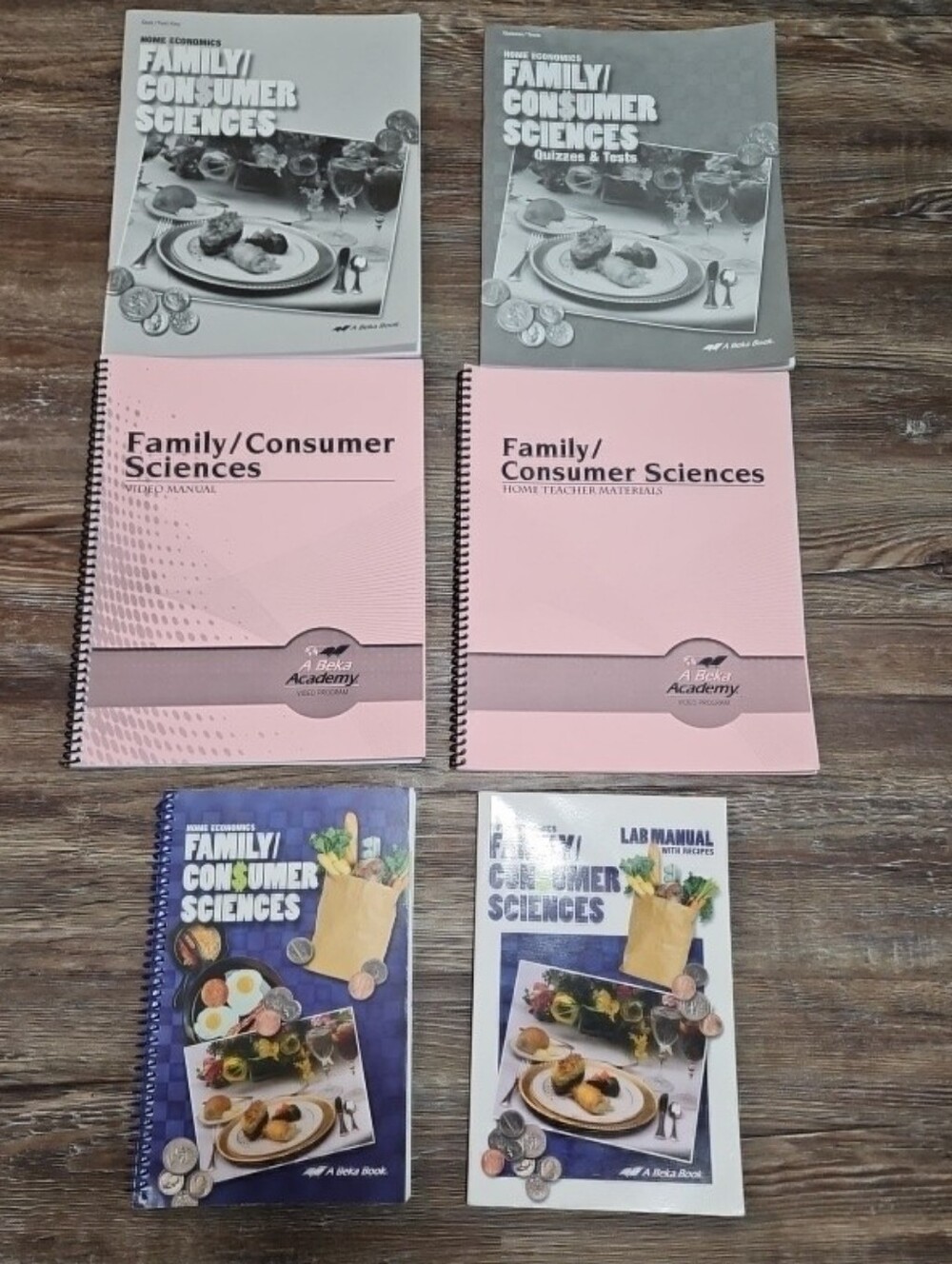Abeka Home Economics Family Consumer Sciences Curriculum Lot Homeschool Set